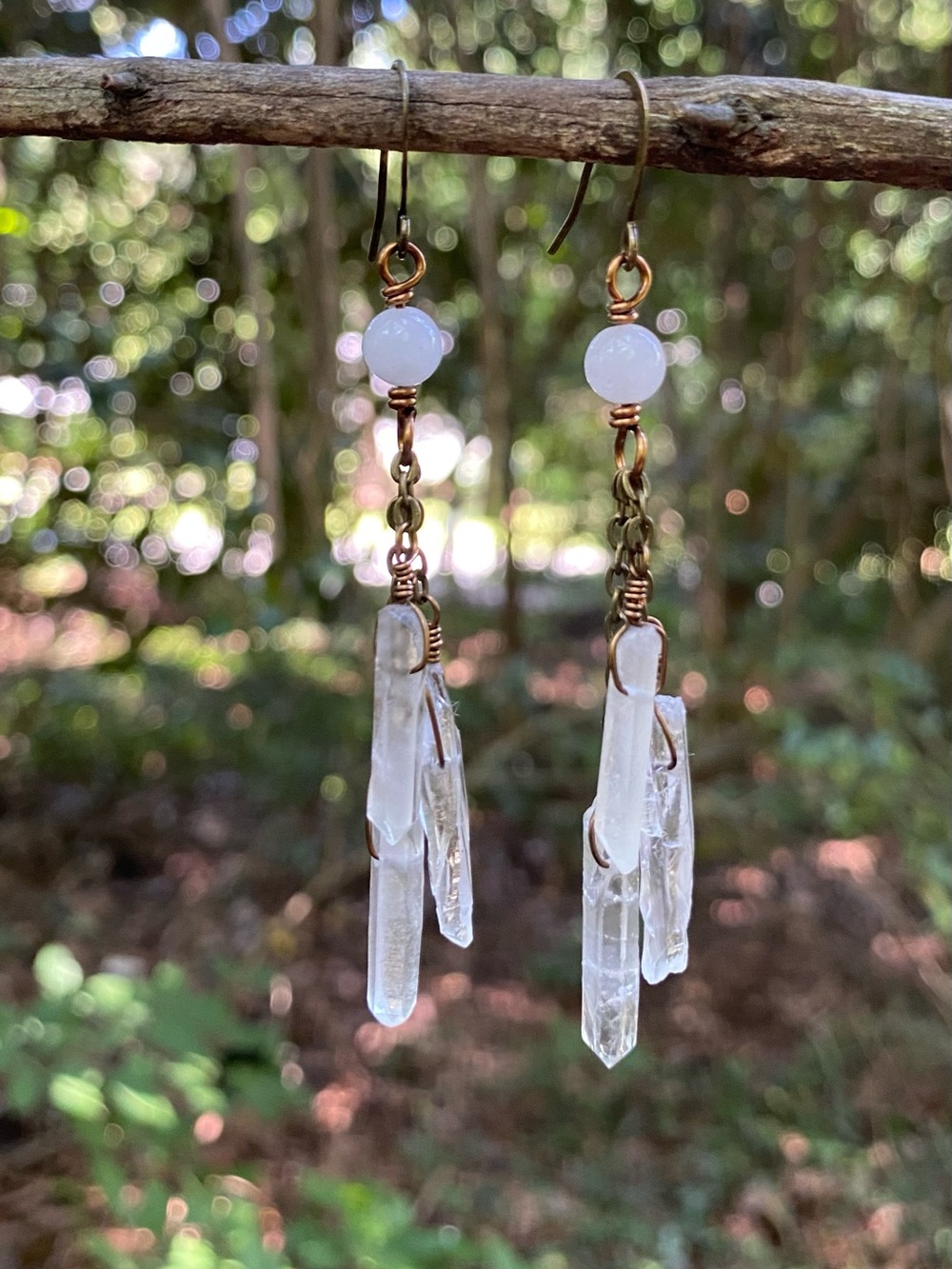 Crystal Dangle Earrings